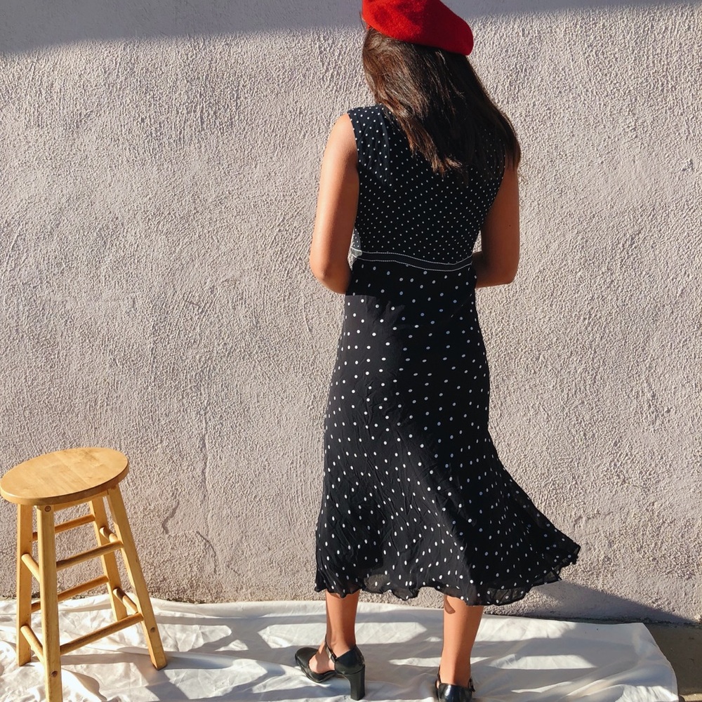 Parisian romantic midi dress